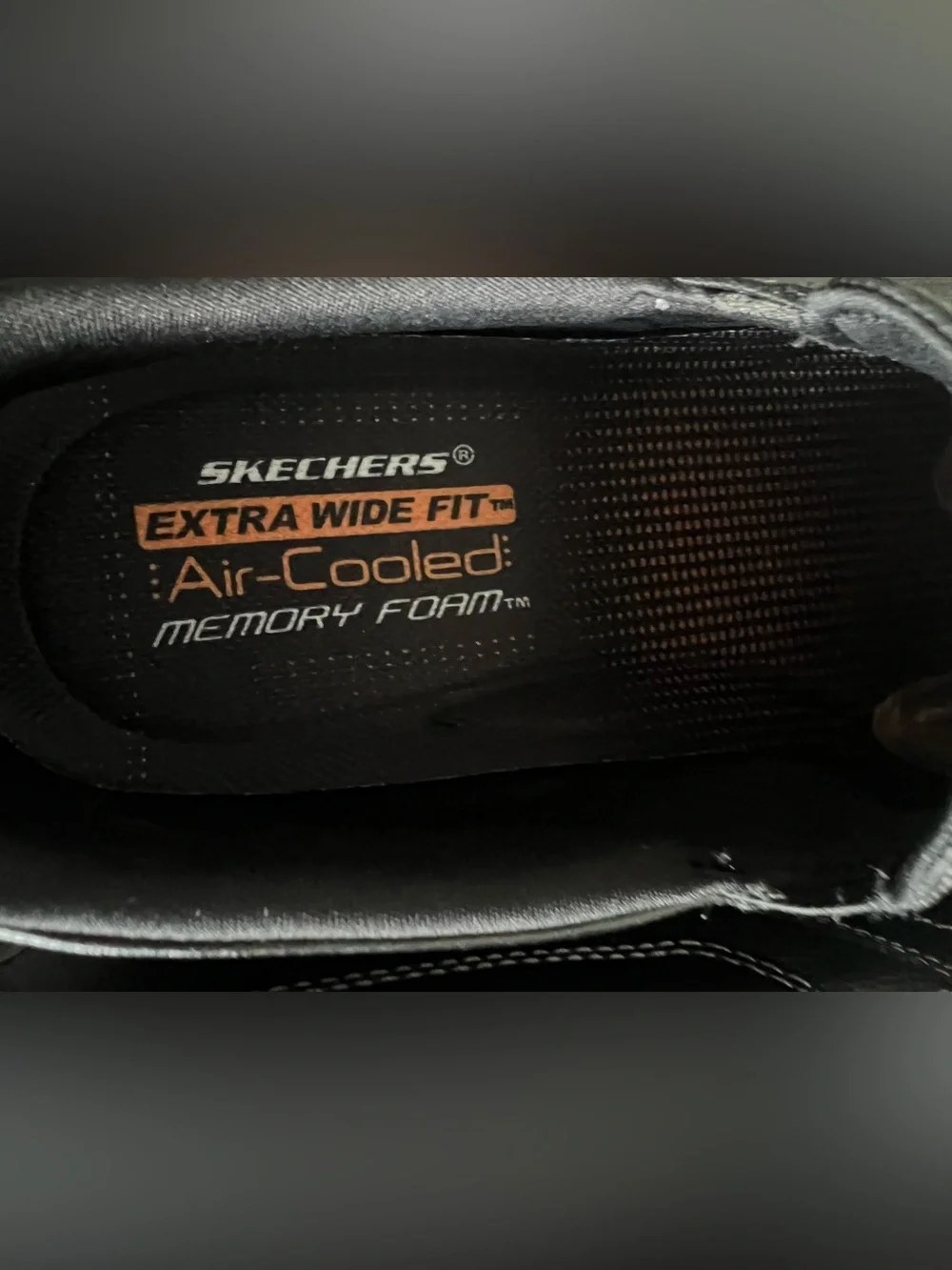 Skechers Harper Forde Black Extra Wide Fit Men's Slip On Shoes Loafers Size 11.5
